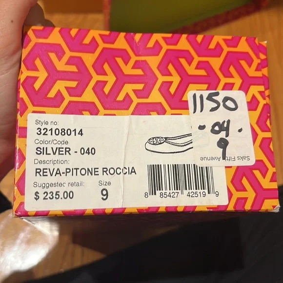 Silver python flats - Picture 2 of 2